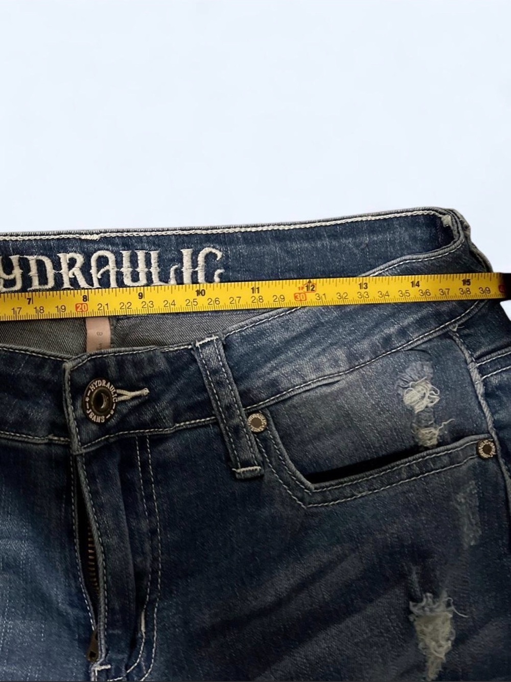 Two Women’s Skinny Jeans - Dark Blue & Medium Blue - Picture 5 of 13
